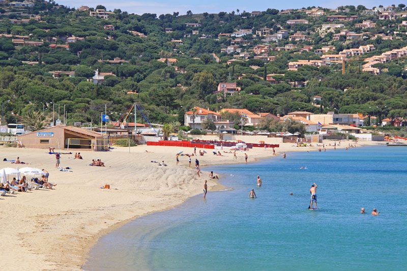 Plage de La Nartelle á distance de marche